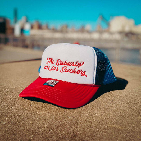 Dad Retro Foam Trucker Hat | thesuburbsareforsuckers.com